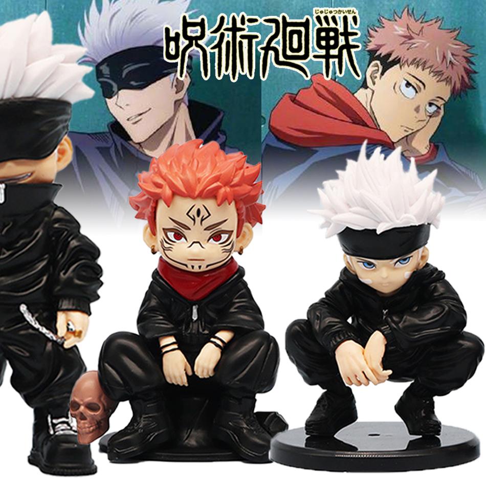 1-3P Jujutsu Kaisen Anime Figure 3 Style Satoru Gojo Action Figure Lord Of The Curse Sukuna Statuette Collection Model Doll Toys