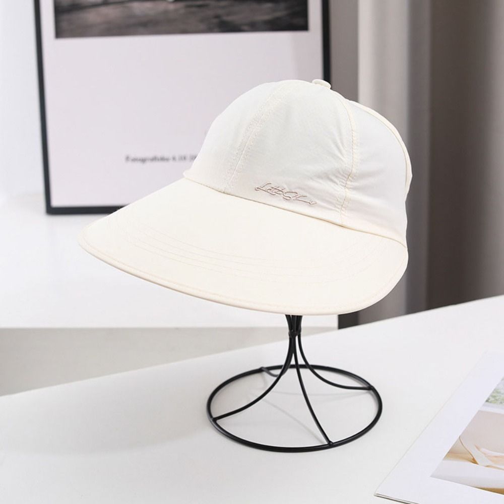 Quick Dry Sunscreen Baseball Hat Wide Brim Empty Top Hat Lightweight Women Sun Hat  Surfing