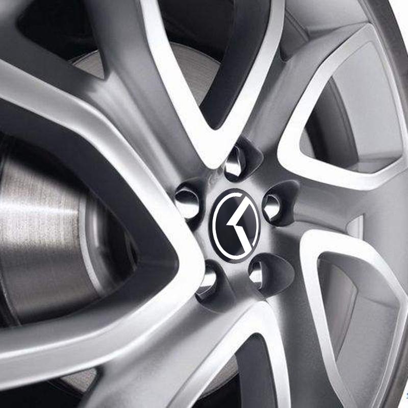AABJA1 4Pcs 56/60/65/68MM Car Styling Aluminum Wheel Center Hub Cap Stickers For KIA K5 K K6 Optima Sorento RIO Picanto Ceed Sportage 4