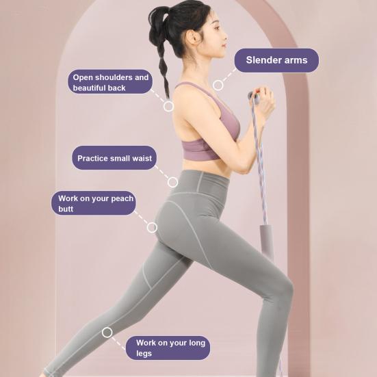 Фитнес-лента сопротивления Figure 8 с противоскользящей ручкой для переноски мужчин и женщин