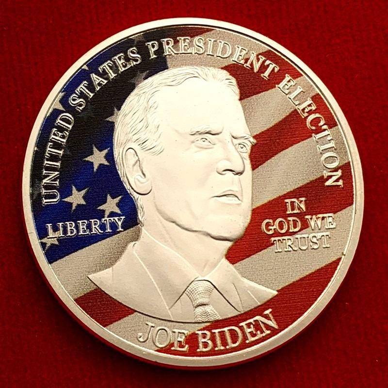 Gold Coin, 2020 Biden Gold Plated Commemorative Coin, Collector's Coin, Character Gold Coin, Coin Commemorative Badge
