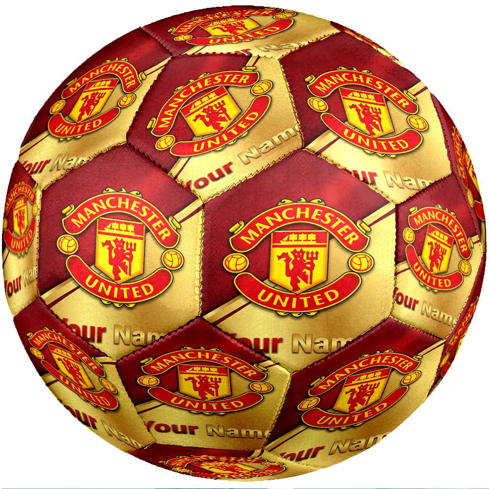 Manchester United Fashion Size 5 Football Wearproof Non‑Slip Soccer Ball For Sports Training Entertainment Use