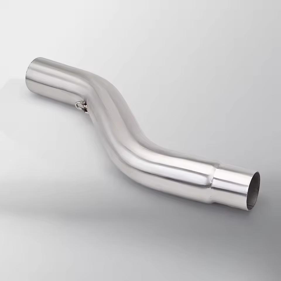 For Triumph Daytona 675 675R 2006-2012 Escape Motorcycle Exhaust System Middie Link Pipe Muffler 51MM Slip-On Connecting Pipe