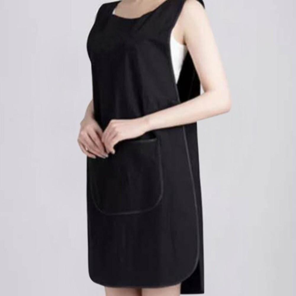 Professional Salon Hairstylist Apron Black Barber Hair Uniform Haircuts Cloth Wrap  Nail Salon