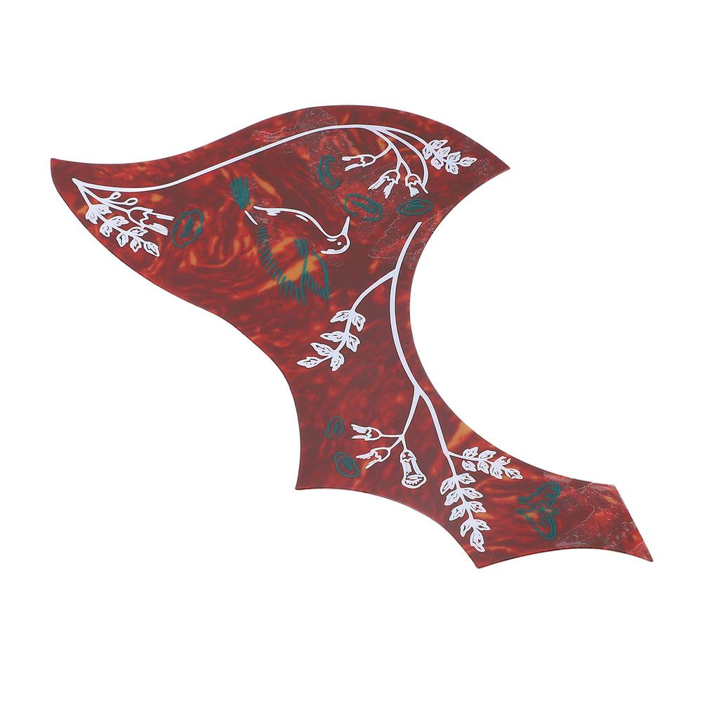 Acoustic Guitar Scratch Plate Decorative Self Adhesive PVC Folk Guitar Pickguard for 40in 41in 42in