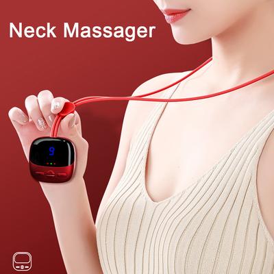 Умный подвесной массажер для шеи с подогревом TENS EMS импульсное ожерелье микроток шейного отдела плеч и позвоночника разминание низкочастотный Relaxi