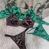 Комплект нижнего белья из французского шелка Ice Silk для женщин, сексуальный ультратонкий бюстгальтер Push Up, высококачественное комфортное нижнее белье, комплекты бюстгальтеров и стрингов