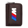 NXY1   For BMW Genuine Leather Car Driver's License, ID Card, Bank Card Wallet For BMW E34 E36 E60 E90 E46 E39 E70 F10 F20 F30 X5 M5 M6