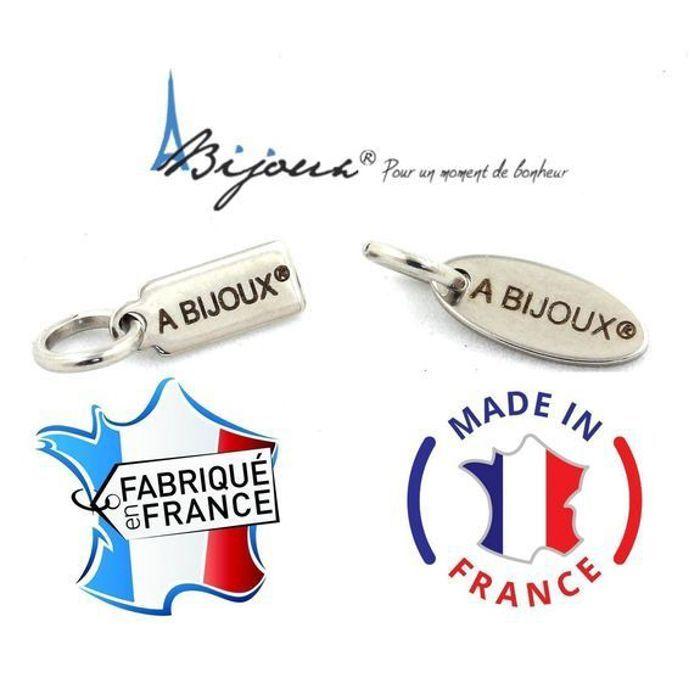 Bracelet - ABIJOUX - Oeil de Tigre + Onyx noir mat - 8 mm - Longueur 19-20 cm - Fabriqué en France