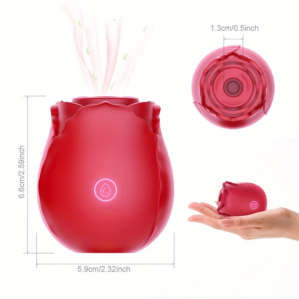 Секс-игрушки вибратор с сосками Rose, игрушки для взрослых с 10 режимами сосания и вибратора для женщин, вибратор для сосков клитора и точки G для женщин, секс-игрушка для пар