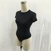 Bodysuits Slim Round Neck Warm Women Body Sculpting Clothing Sexy Pure Color Bottoming Shirt