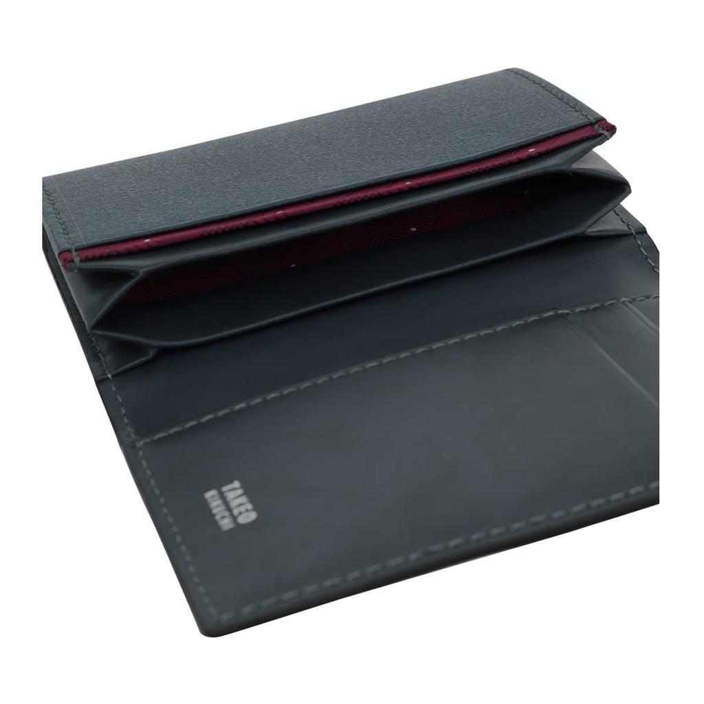 Визитница из натуральной кожи 728612 Max Windkin Gusset Card Case Держатель для карт для хранения карт из воловьей кожи итальянской кожи зеленого цвета [Takeo Kikuchi] для мужчин