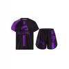 Children's Muay Thai Boxing Sandwear Fashion Printed Boxer Short Sleeve T-Shirt Shorts Gym Surfing Short Sleeve Head
