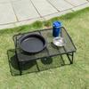 Складной стол для кемпинга, уличный стол для пикника, складной пляжный столик, сетчатый верхний гриль-стол