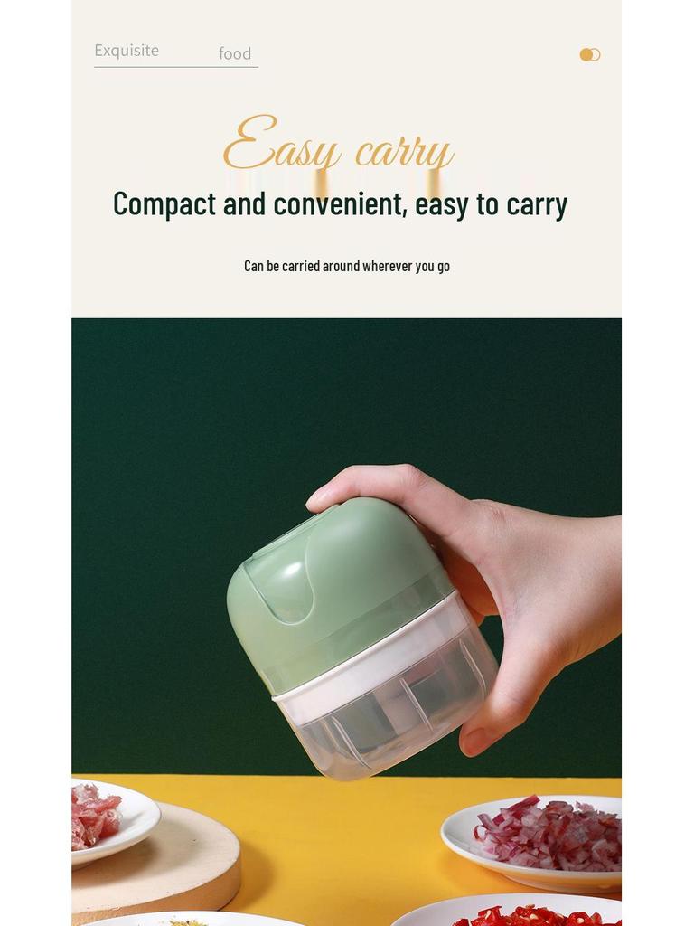 Детский кухонный комбайн: Многофункциональный электрический блендер и мини-измельчитель