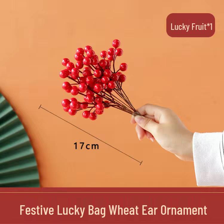 Ваза в виде мешка с золотой пшеницей - Настольное украшение для дома или офиса