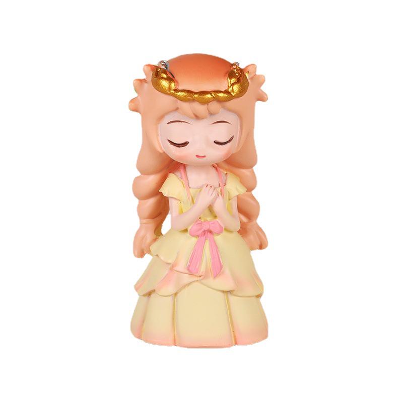 Fashionable Zodiac Ornaments: Hand-Painted Resin Figurines for Girls' Bedrooms