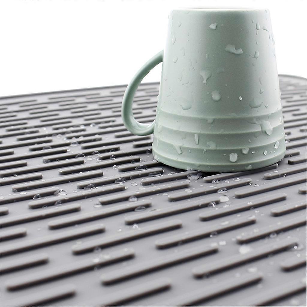 Durable Flexible Silicone Pot Holder Tableware Pad Coasters Trivet Silicone Pot Holder Non Slip Heat Resistant Hot Pad Light Green