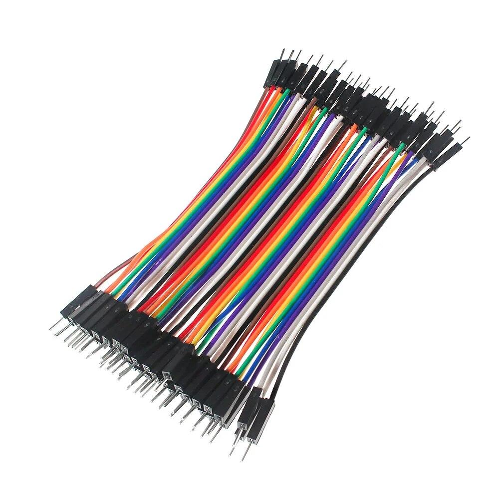 40PCS 10CM 15CM DuPont Line 40Pin Female To Female, Male To Male, Male To Female Wires Cables DIY Breadboard Kit