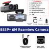 Видеорегистратор 4K GPS WIFI Приложение 24H Ночное видение Мини Дополнительная задняя камера Видеорегистратор Автомобильный Видеорегистратор Камера Для Автомобиля Черный ящик