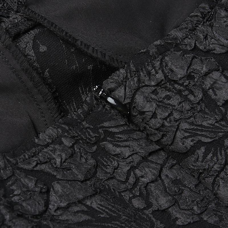 GMXIA Платье-плиссе на Хэллоуин, летний дизайн, однотонное платье-помпадур с перекрестным воротом для женщин