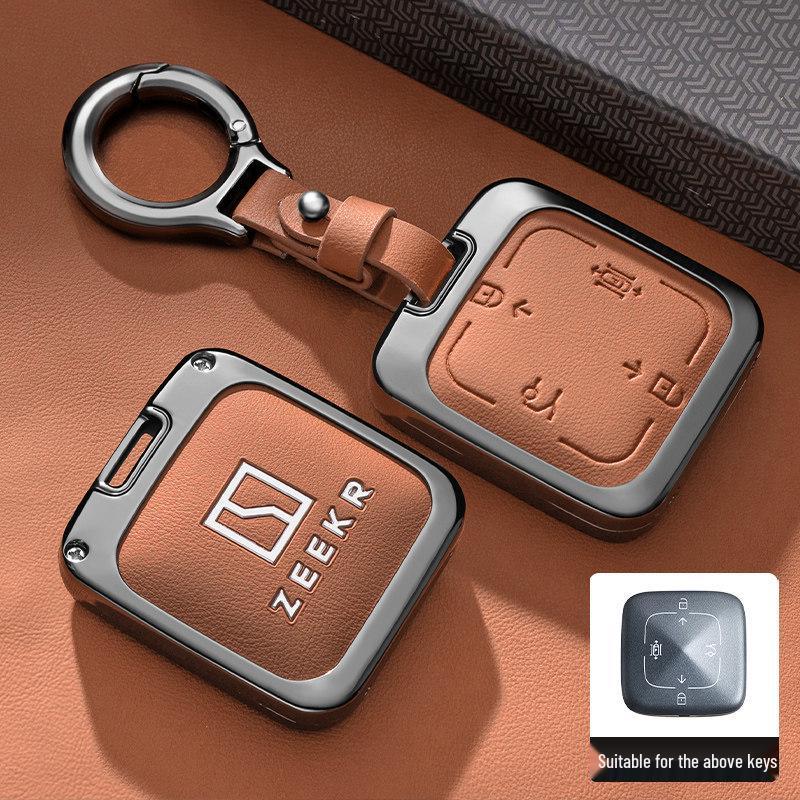 Bluetooth Брелок-Ключница для Zeekr JiKe 007 - Автоаксессуар, Чехол, Пряжка и Мужская Сумка