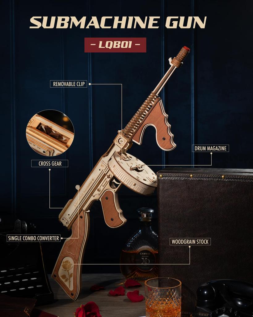 ROBOTIME DIY Wooden 3D 3D Puzzle Wooden Craft Toy Easy To For New Year Toy Puzzle, Puzzle, Handmade, Kit, Popular, Assemble, Beginners, Present,