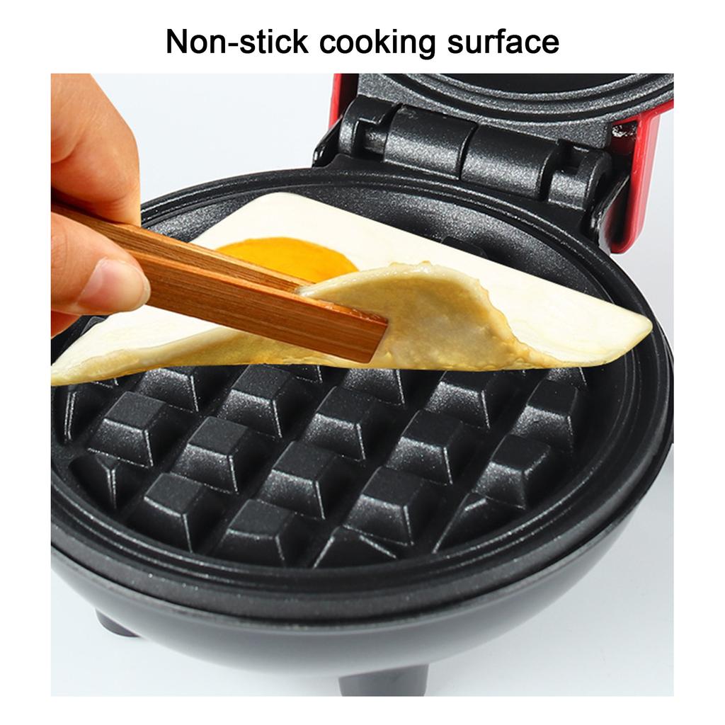 Мини электрическая вафельница Bubble Egg Cake Oven Breakfast Love Heart Shaped Waffle Maker Кухонная техника 110-220 В
