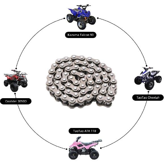 KAMIER 25H 62 звена Размыкатель цепи ГРМ для 70 куб.см 90 куб.см 110 куб.см 125 куб.см TaoTao ATA Kazuma Falcon Coolster Mountopz Lifan Vitacci Ice Bear Sunl