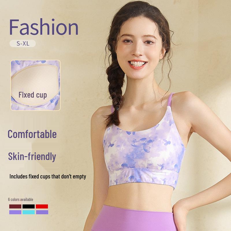 2025 Женский быстросохнущий высококачественный бюстгальтер для йоги Temu для утренней пробежки и фитнеса