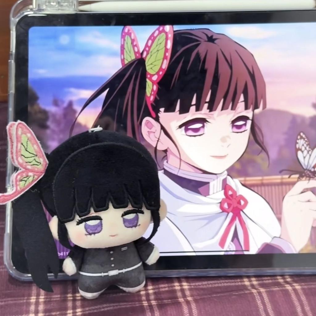 10cm Anime Demon Slayer Kimetsu No Yaiba Plush Kamado Tanjiro Agatsuma Zenitsu Hashibira Inosuke Tomioka Giyuu Pendant Doll Toys