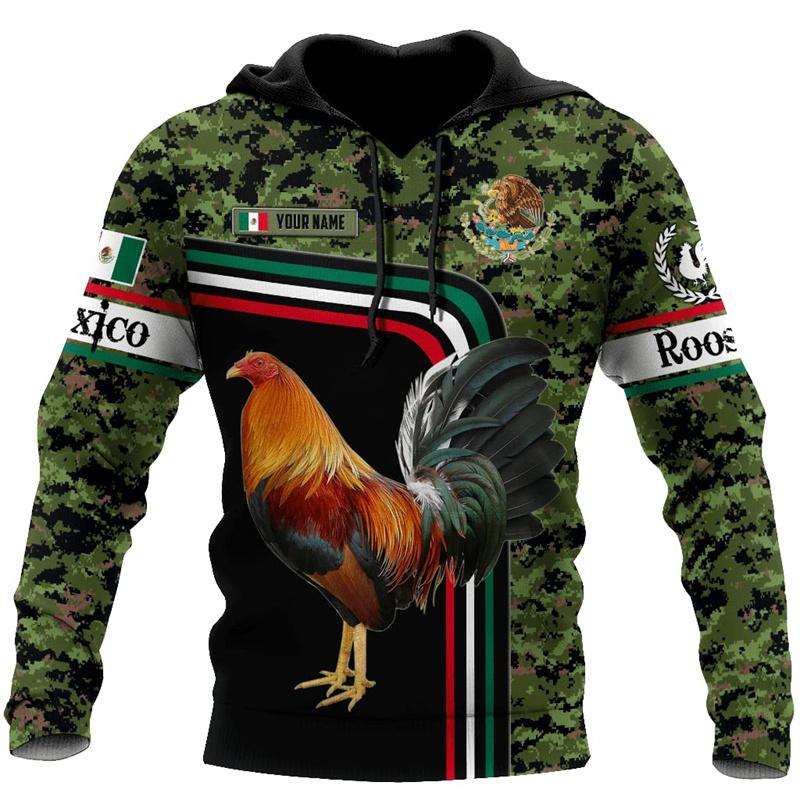 Толстовка с капюшоном Rooster Farm Camouflage Graphic Hoodie для мужчин, топы с 3D-камуфляжным принтом, новинка в категории толстовки для женщин Harajuku Fashion Hoody Hooded y2k Pullover