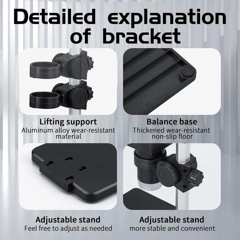 5,5-дюймовый Промышленный Микроскоп для Технического Обслуживания Электронная Лупа Ювелирный Микроскоп Электронный Цифровой Микроскоп
