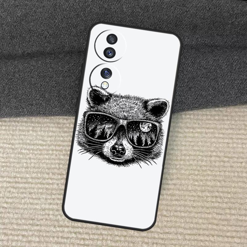 Raccoon Animal Case For Honor Magic 7 5 6 Pro Honor 200 Pro 50 70 90 Lite X8b X9a X8a X8 X9 X9c X9b Cover