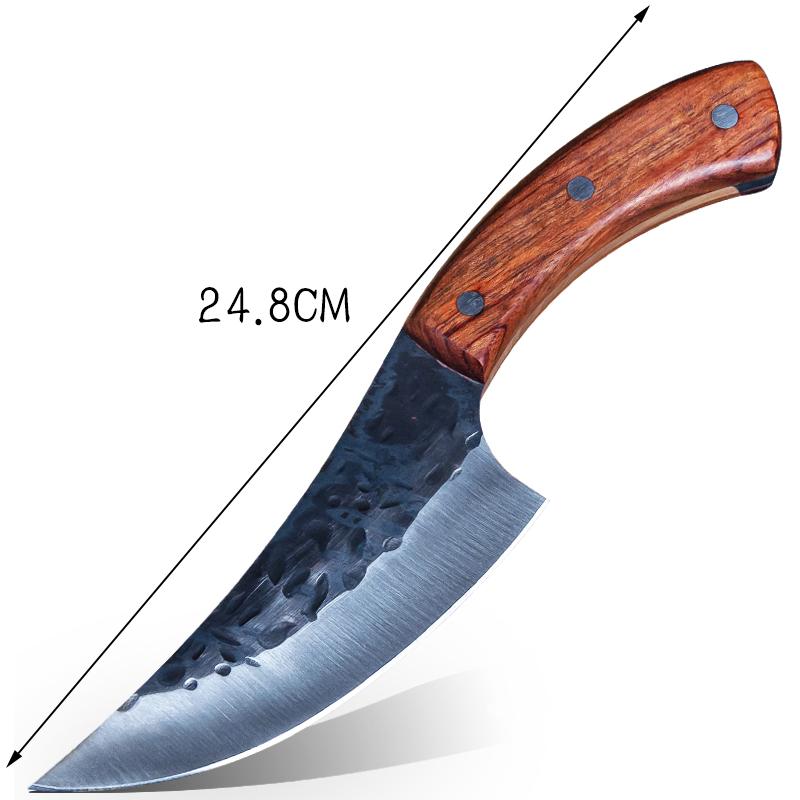 Japanese Handmade High Carbon Steel Forging Knife Boning Knife Cutting Kitchen Knife Butcher Knife