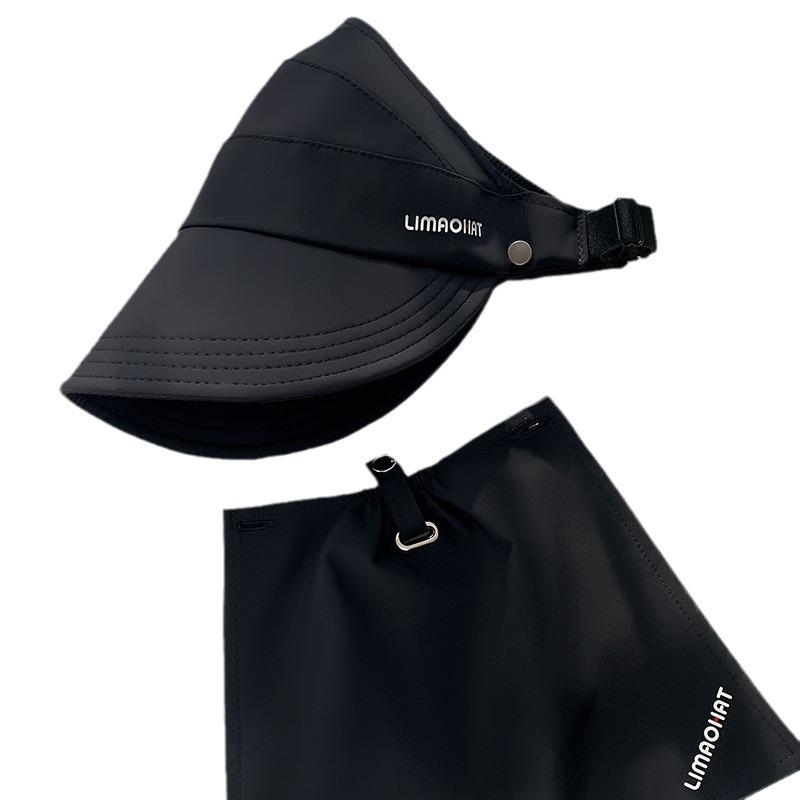 Чжао Рут усовершенствованная версия той же самой шляпы-ведра с пустым верхом, женская летняя шляпа с защитой от ультрафиолета, солнцезащитный козырек, солнцезащитная шляпа с шейным ремнем