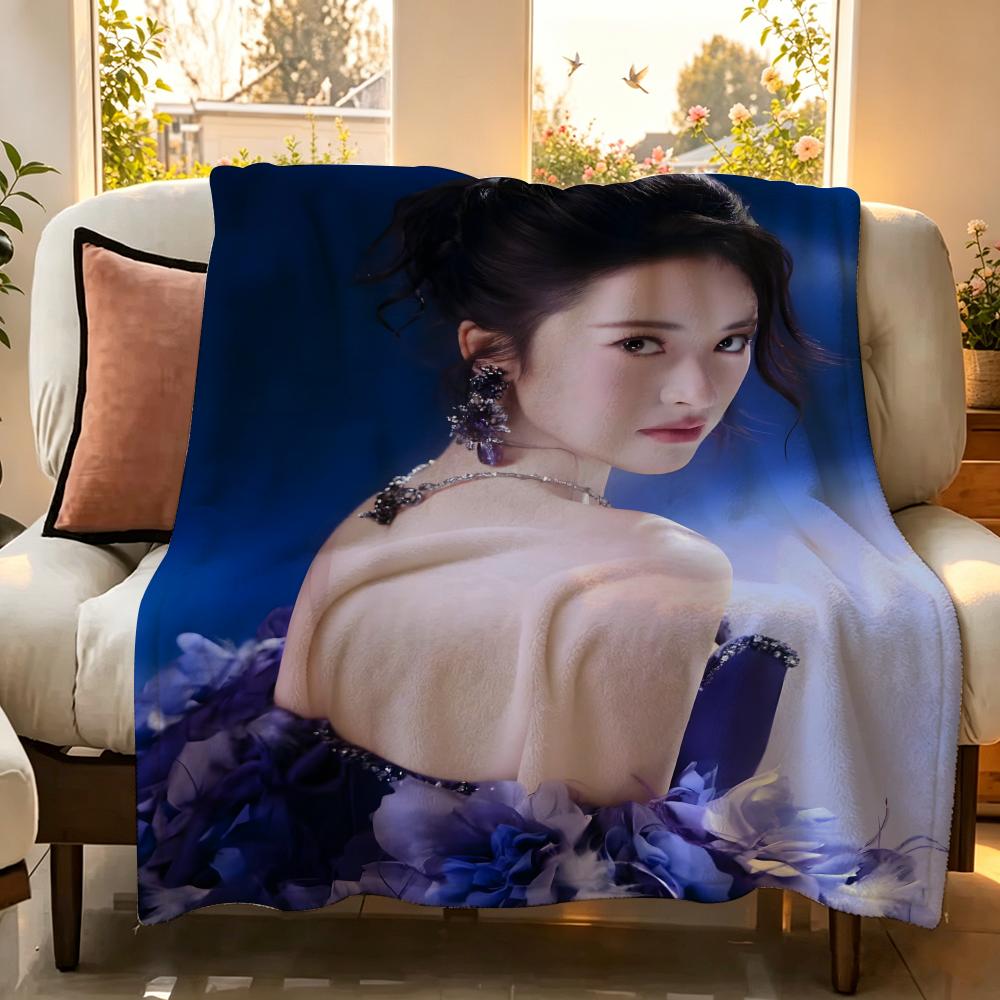 Celebrity S Shen Y Yue Throw Flannel Throw Blanket Suitable for Sofa Living Room Bedroom