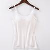 Bras Top For Women Tank Tops Adjustable Strap Camisole With Built In Padded Bra Vest Cami Sleeveless Basic Solid Sexy V Neck