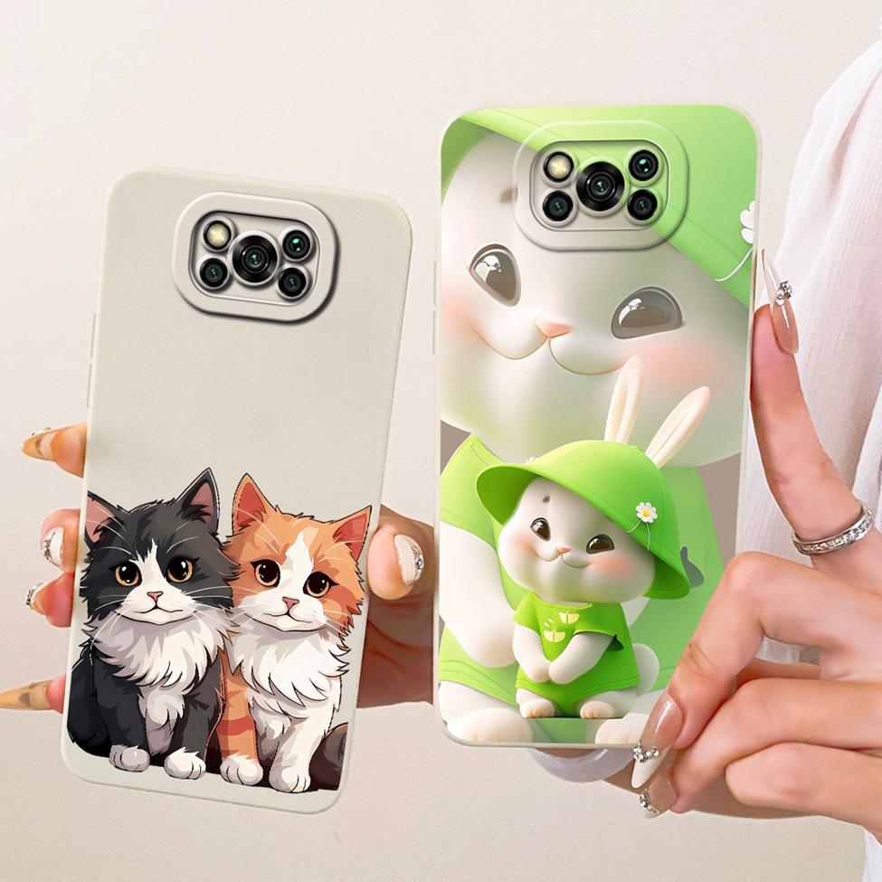 Чехол для Xiaomi Poco X3 Чехол для Xiaomi Poco X3 NFC Модный Мультяшный Милый Забавный Расписной Силиконовый Чехол для Телефона