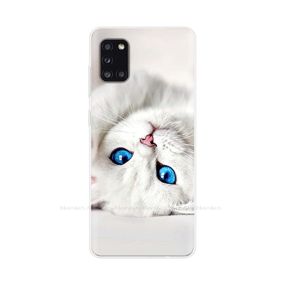 Чехол для Samsung Galaxy A31, мягкий силиконовый чехол из ТПУ, чехол для Samsung A31 A 31 см-A315f, чехол-бампер