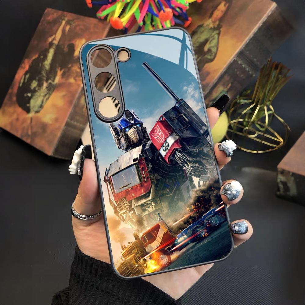 Transformers Phone Case for Samsung Galaxy S24 S23 S22 S21 S20 A24 A34 A54 A53 Note20 M54 Fe Ultra Plus Glass