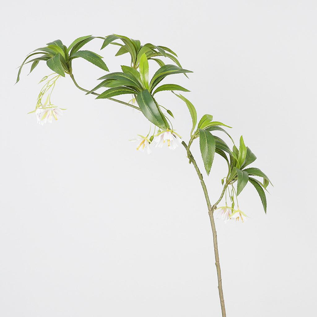 Искусственная зелень 5 веток длинный стебель 3D хайнаньский элеокарпус искусственные растения цветы для дома магазин