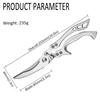 Stainless Steel  Kitchen Scissors Multi-function Chicken Bone Seafood Cooking Scissors Duck Fish Cutter Shears