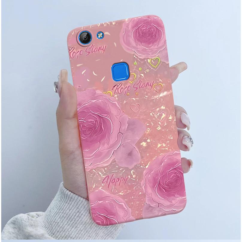 Для Vivo V7 V7+ Plus Y79A Y75 Y73 Y79 1716 1718 Чехол для телефона Милый Астронавт Панда Цветы Конфеты Мягкий Силикон ТПУ Чехол-обложка для телефона