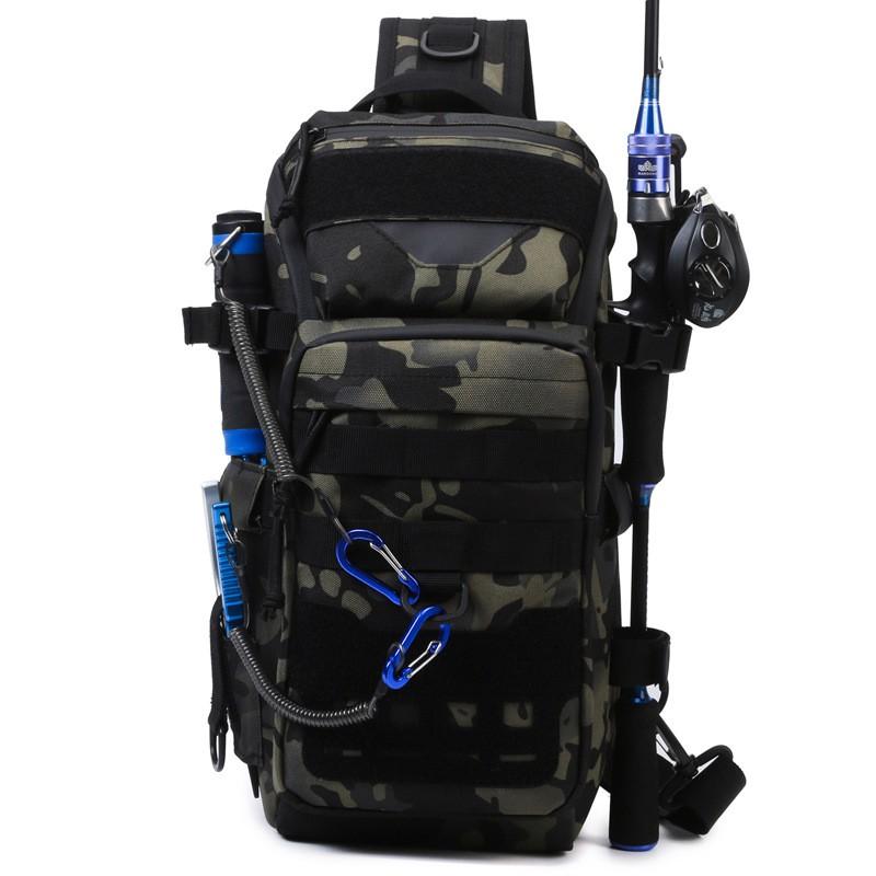Tactical Fishing Sling Bag Outdoor Sports Cycling Hiking Camping Lightweight Shoulder Chest Pack