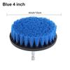 1Pcs Blue Yellow Cleaning Brush Nylon Power Scrubber Brush  Upholstery Sofa Wooden Furniture