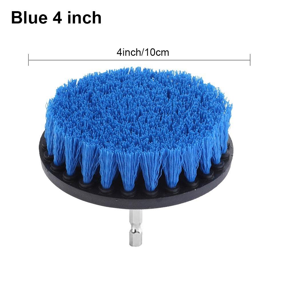 1Pcs Blue Yellow Cleaning Brush Nylon Power Scrubber Brush  Upholstery Sofa Wooden Furniture
