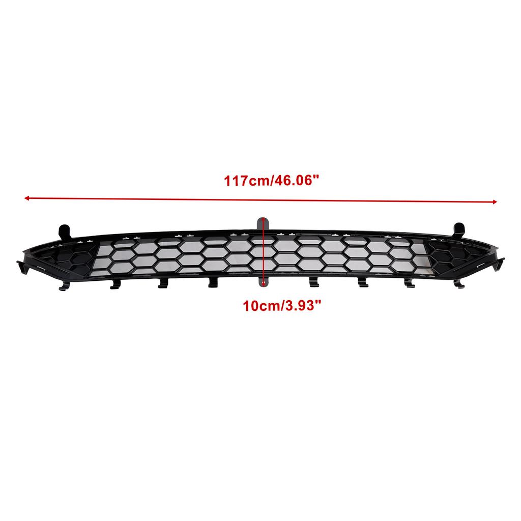 St Style Front Bumper Lower Grill Grille Fit Ford Focus MK4 2018-2021 Black