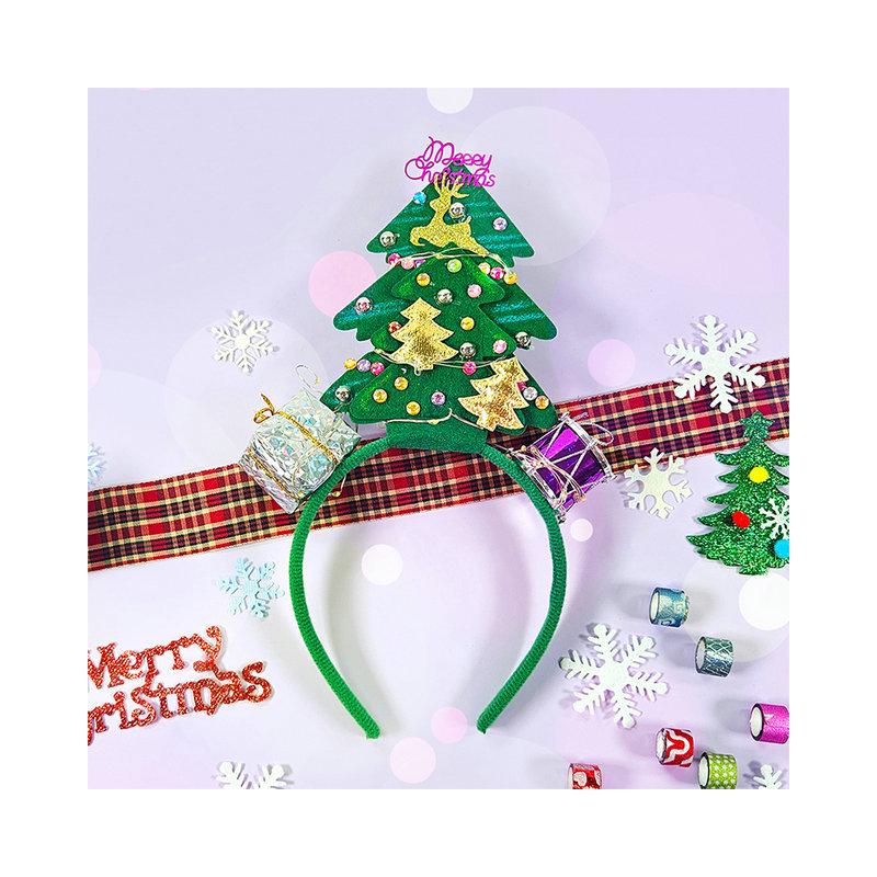 Светящийся DIY Рождественский ободок - Праздничное украшение для вечеринки