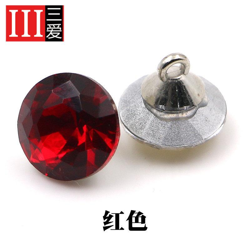 Three Loves, Пуговицы, Женские цветные ромбовидные пуговицы из хрустального стекла, Мужские рубашки, Рубашки, Свитера, Пуговицы для одежды